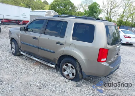 2010 Honda Pilot Lx z USA, uszkodzony, nr VIN 5FNYF3H2XAB013835